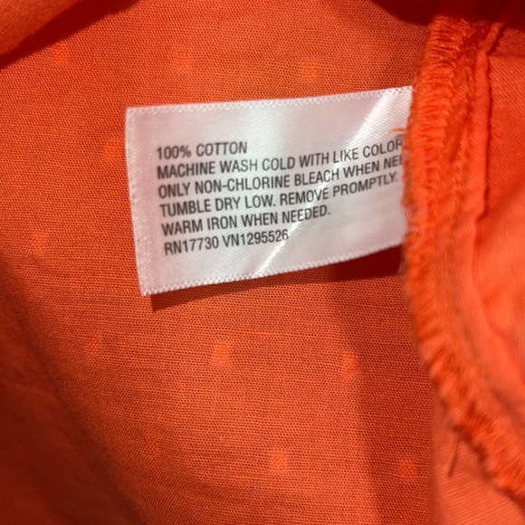 Merona Peach/Light Orangish XL fits like a roomy L - Picture 5 of 5